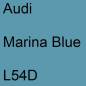 Preview: Audi, Marina Blue, L54D.